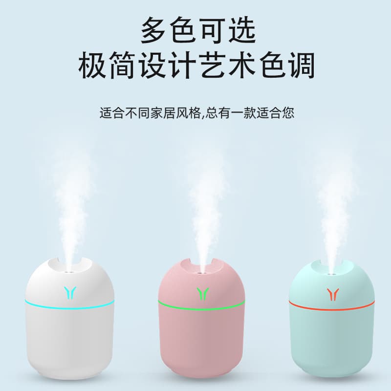Cross-Border Mini High Mist USB Air Humidifier, Home Small Desktop Humidifier Smart Car Aromatherapy Machine