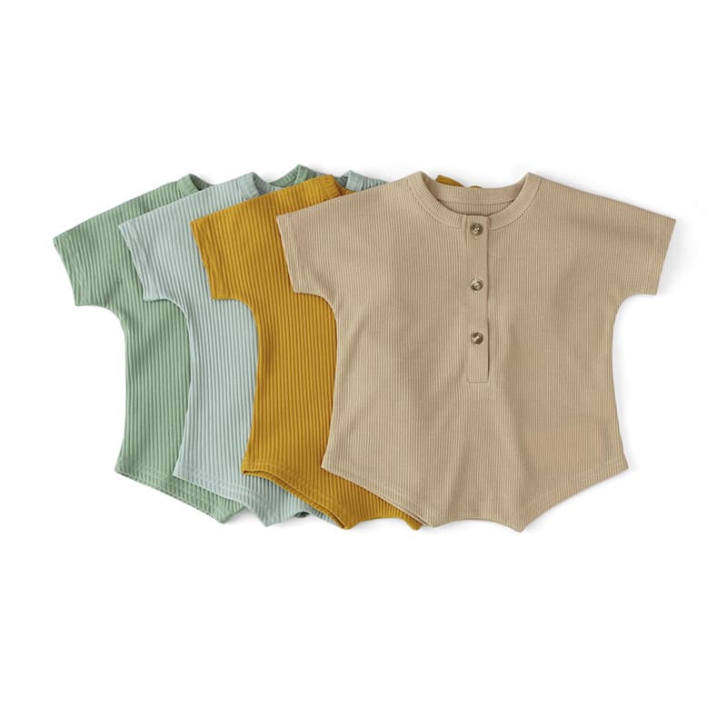 21 New Baby Romper European and American Baby Fashion Pit Summer Triangle Short Climbing Factory Custom Children's Clothing