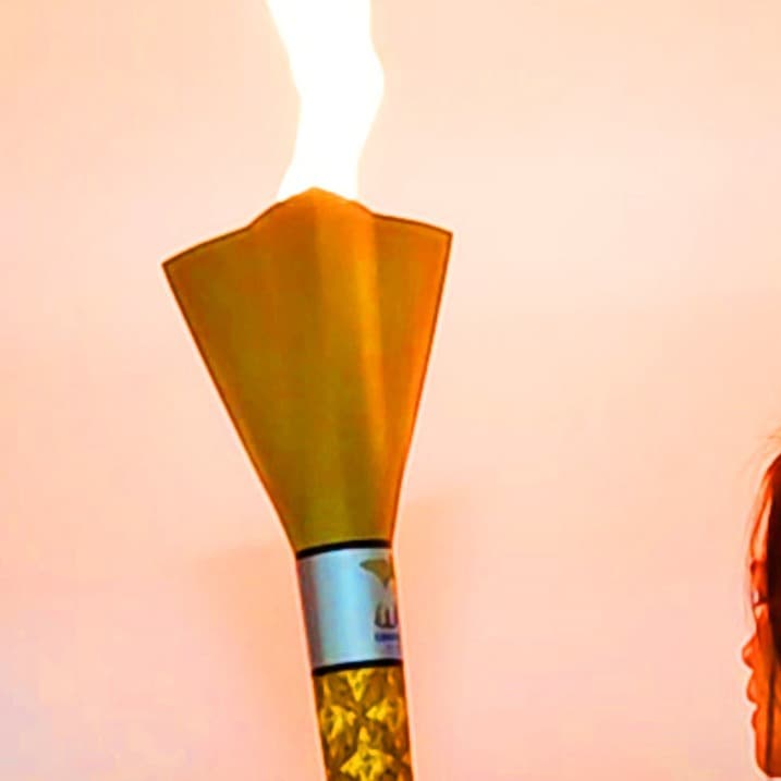 Fuxi Fireplace Torch Art Torch Relay Games Opening Ceremony Ignition Art Prop Stage Fire