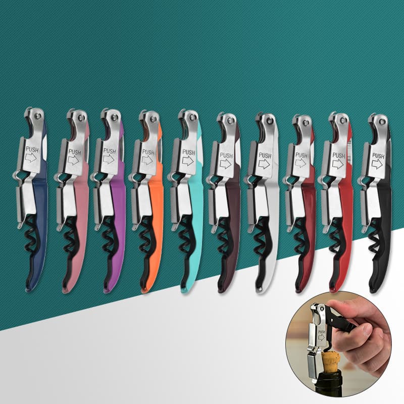 Mini Wine Knife Stainless Steel Corkscrew Kitchen Tool Bottle Opener Portable Beer Can Opener