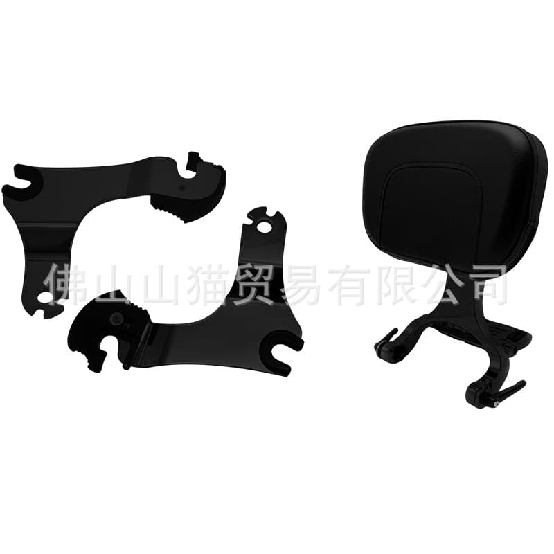 Motorcycle Accessories Harley Glide Road King Modified Quick-Release Folding Backrest Adjustable Backrest Cushion 2009-2024