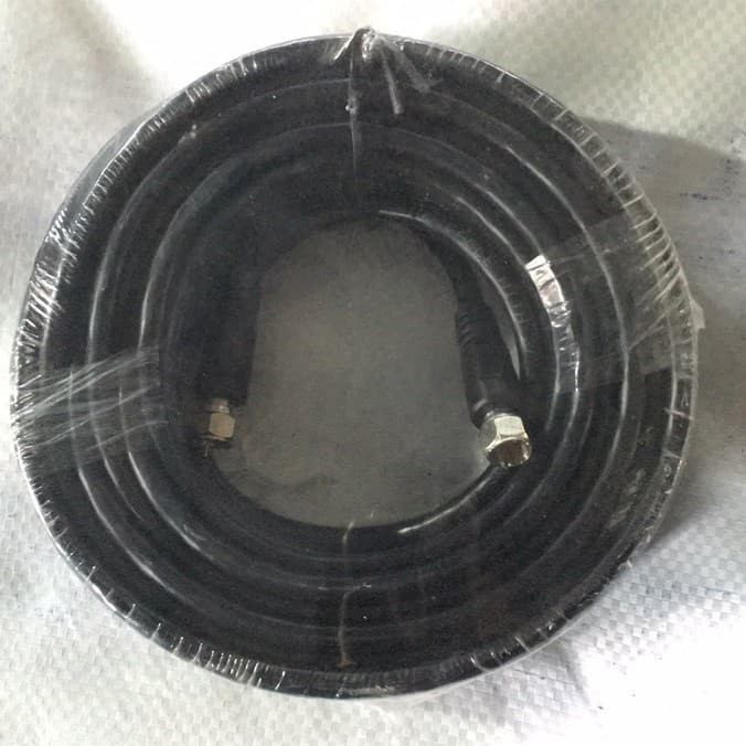 RF Coaxial Cable Satellite Line, Satellite Set-Top Box Connection Cable Black 15m 20m