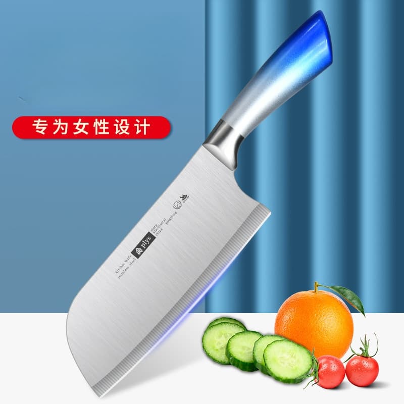 Stainless Steel Anti-Rust Women's Kitchen Knife Stainless Steel Kitchen Household Sharp Meat Slicing Knife Genuine Chef's Special