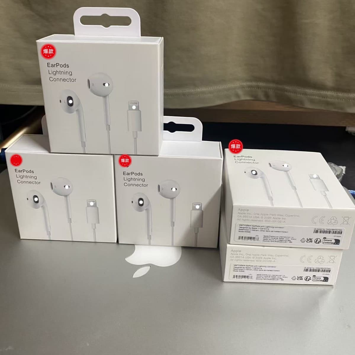 Compatible with iPhone 8-15 In-Ear Wired Earphones, iPhone 14/15 Apple Earphones 7th Gen with Remote and Mic