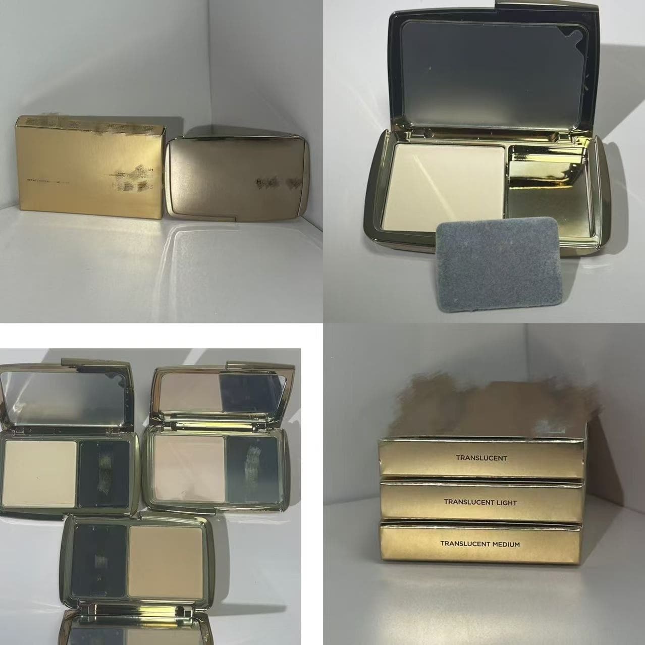 Cross-border Trade Hourglass Light Mist Setting Powder 10.5g Full Size, Matte Oil-Control, Stock Available for Wholesale