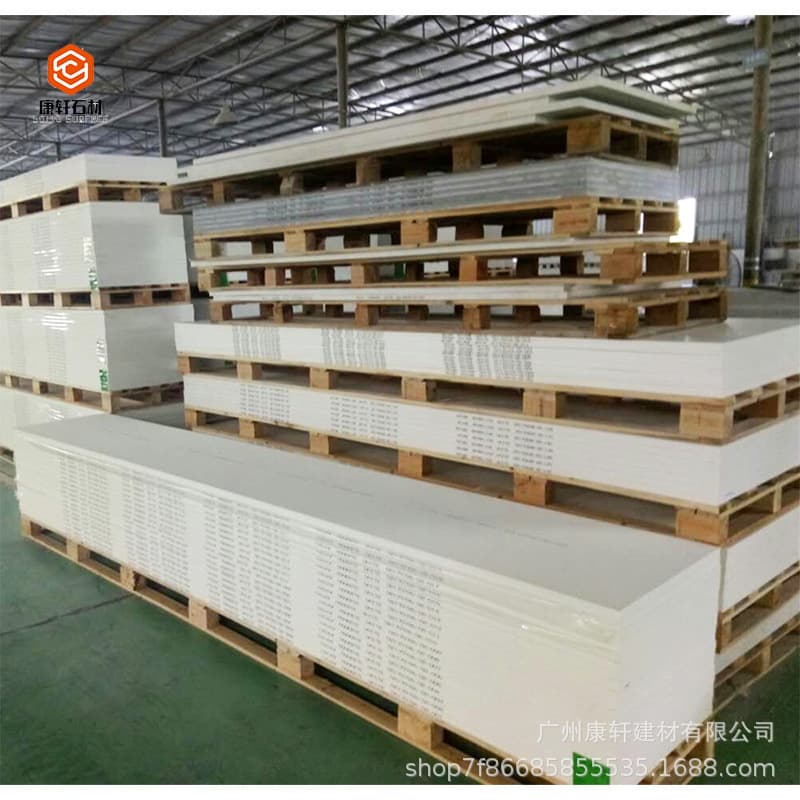 Composite acrylic gray artificial stone slabs can be seamlessly spliced. Home decoration artificial stone slabs, factory direct sales.