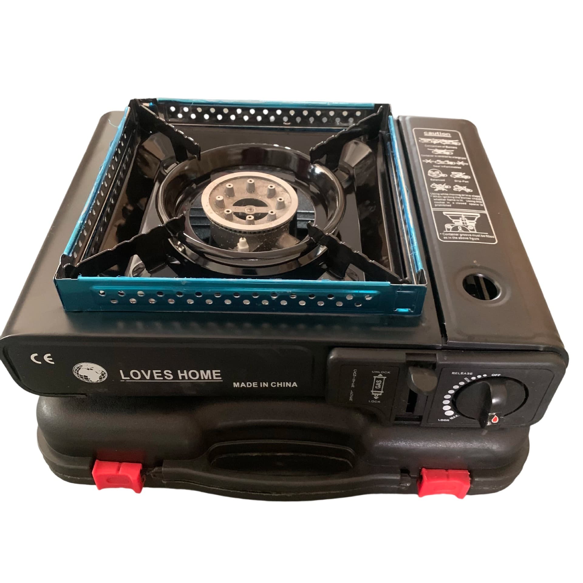 Cross-border portable gas cassette stove for camping, high-power cooking stove wholesale