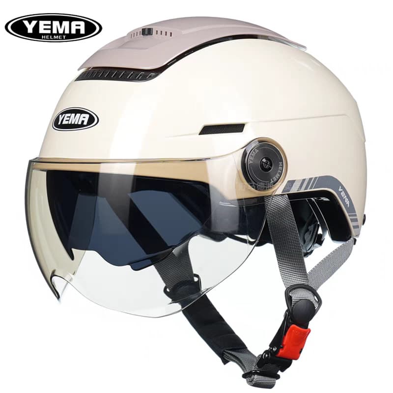Genuine Yema Helmet 370s Summer Helmet 3C Certified Unisex Sunscreen Breathable Electric Bike Riding Safety Helmet