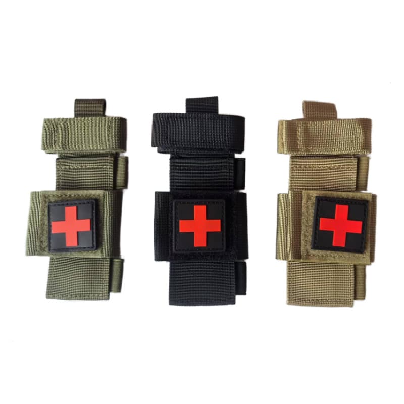 Cross-border Outdoor Tourniquet Storage Pouch Tactical Scissors Case EDC Portable Bag MOLLE Field First Aid Organizer