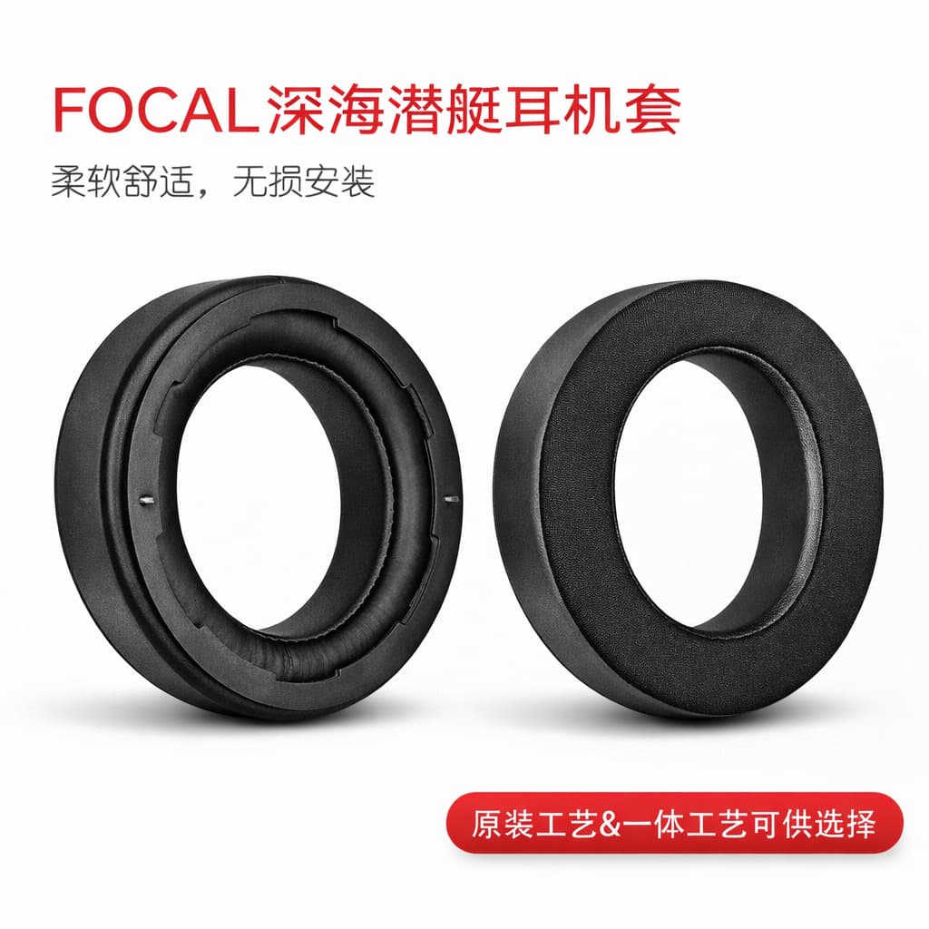 QianYin Compatible Focal Bathys Headphone Earpads Sponge Protein Leather Replacement Parts