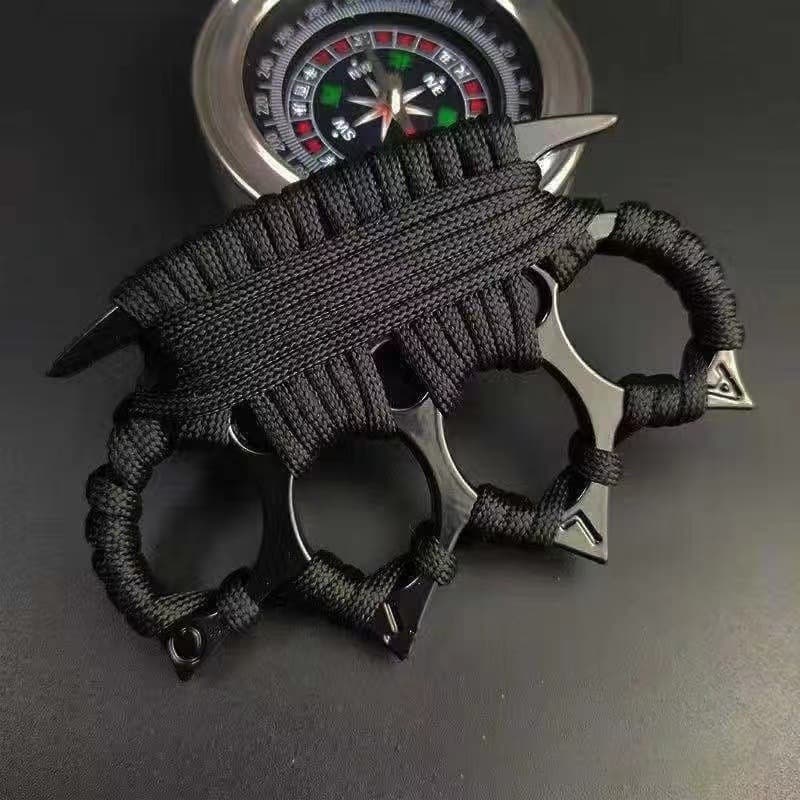 Knuckle Duster Four-Finger Metal Legal Self-Defense Fighting Tool Weapon Ring Hand Buckle Hand Support Punch Buckle