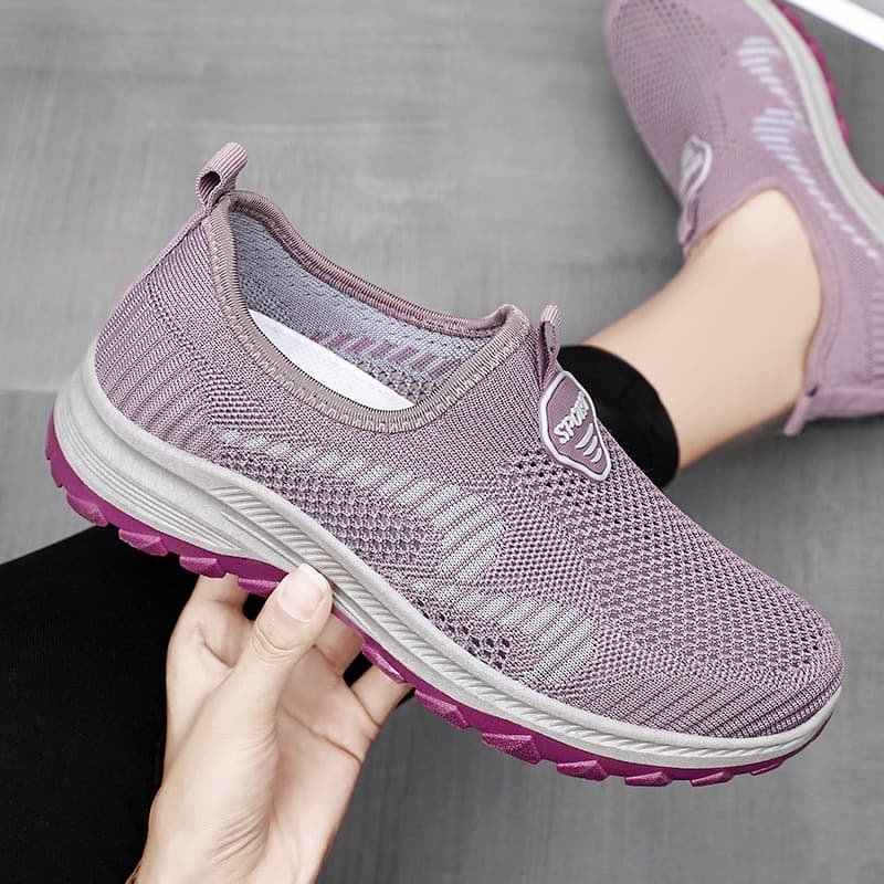 Women's Walking Shoes 2025 Summer New Style Wholesale, Breathable Casual Sports Shoes for Middle-Aged and Elderly Couples