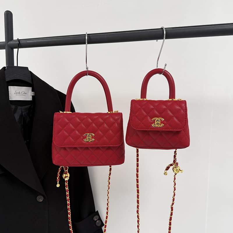 Small Fragrance Style Light Luxury Diamond Quilted Handbag European and American Classic Chain Shoulder Bag Fashionable Versatile Elegant Commuter Crossbody Bag