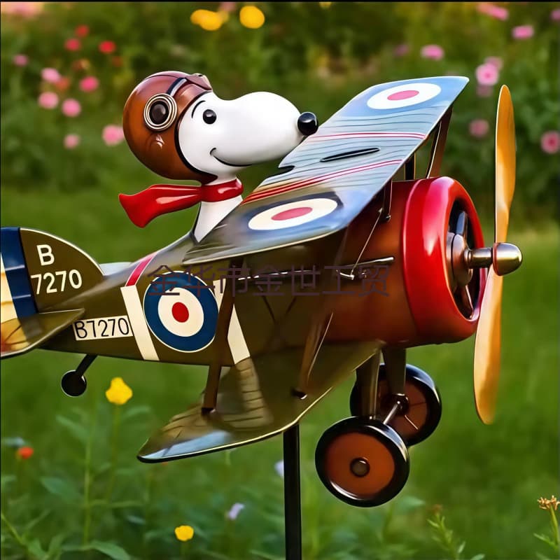 Best-Selling Cross-Border Pilot SNPY Garden Windmill Pilot Garden Windmill