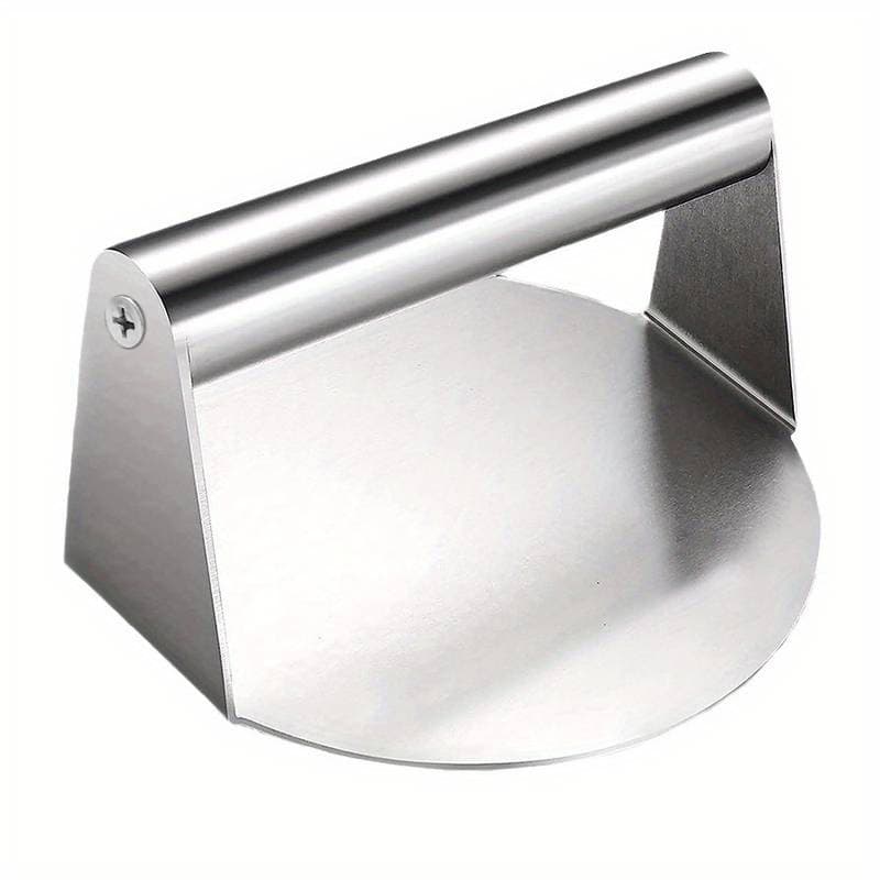 Cross-border Stainless Steel Hamburger Press, Teppanyaki Meat Press, Manual Square Pizza and Steak Kitchen Tool