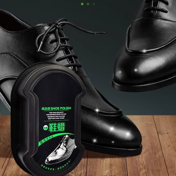 Shoe Polish, Shoe Brush Sponge, Shoe Cleaning Artifact, Colorless Brown Universal Leather Care Oil, Advanced Black Care Shoe Wax