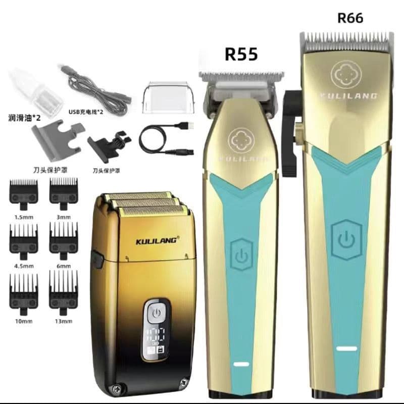 Kurilang Fade Hair Clipper Akomei Electric Trimmer, Barber Shop Gradient Carving Clipper, Professional Salon Hair Clipper