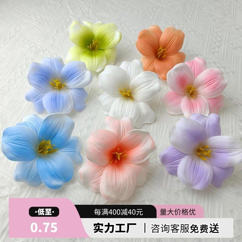 Cross-Border New Tulip Artificial Flower for Wet Wedding Studio Photography DIY Handmade Gift Candy Box Artificial Flower Head