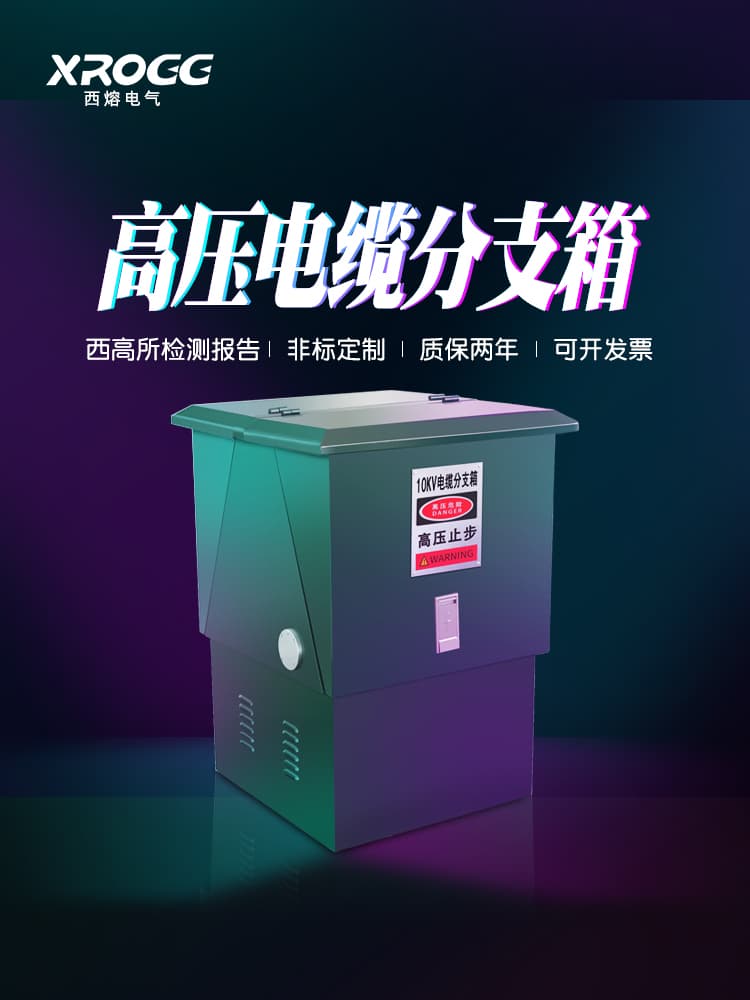 Xirong 10KV High Voltage European-Style Cable Branch Box DFW-12 One In Four Out Stainless Steel Outdoor Distribution and Tap Box