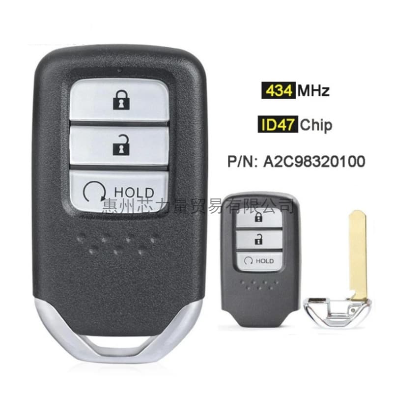 Suitable for Honda CRV3 key smart key KR5V2X 433MHz 47 chip FCC:A2C98320100