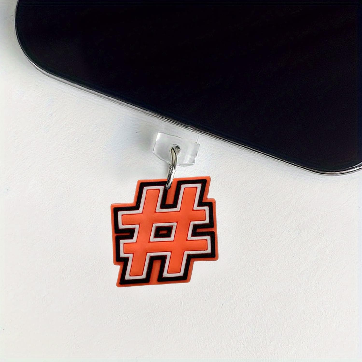 Amazon Orange Digital 11 Phone Dust Plug, AliExpress Creative Cartoon Cross-Border Hot Selling, Personalized Fashion Accessory