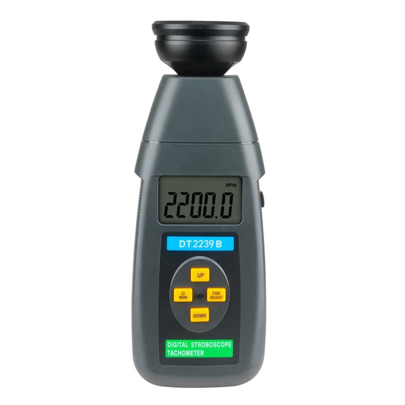 Non-contact digital stroboscope measuring instrument infrared speedometer motor machine tool speed detector
