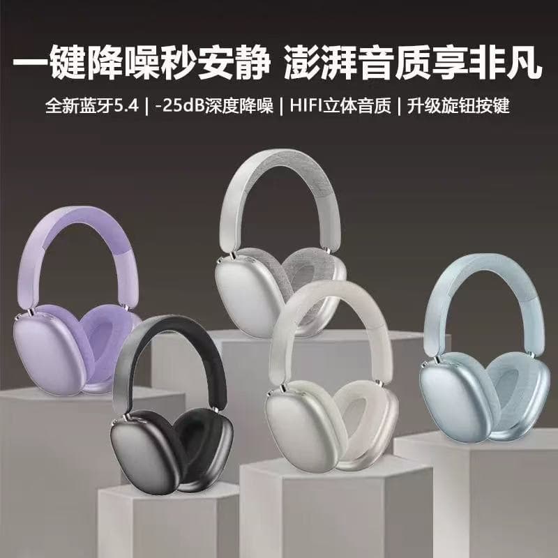 E-commerce Patch Knob Active Noise Cancelling Over-Ear Bluetooth True Wireless Headphones with Ultra-Long Battery Life, Cross-Border for Mobile
