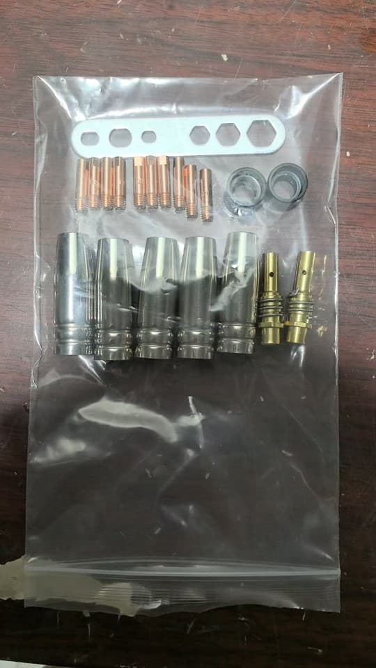 Gas Shielded Welding MIG MB-15AK Accessories 18-Piece Set