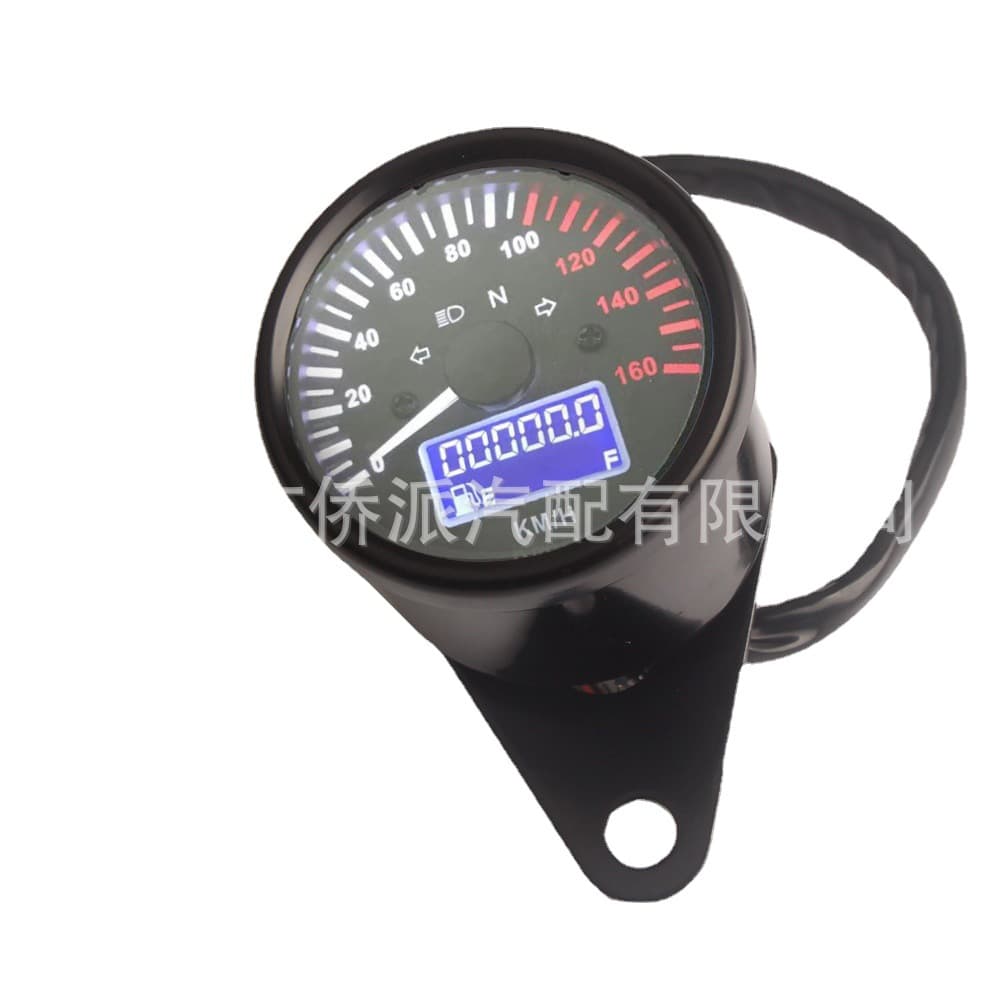Scooter Motorcycle LCD Instrument Odometer Fuel Gauge Digital Display Tachometer Fuel Meter Large Displacement Off-road Modification