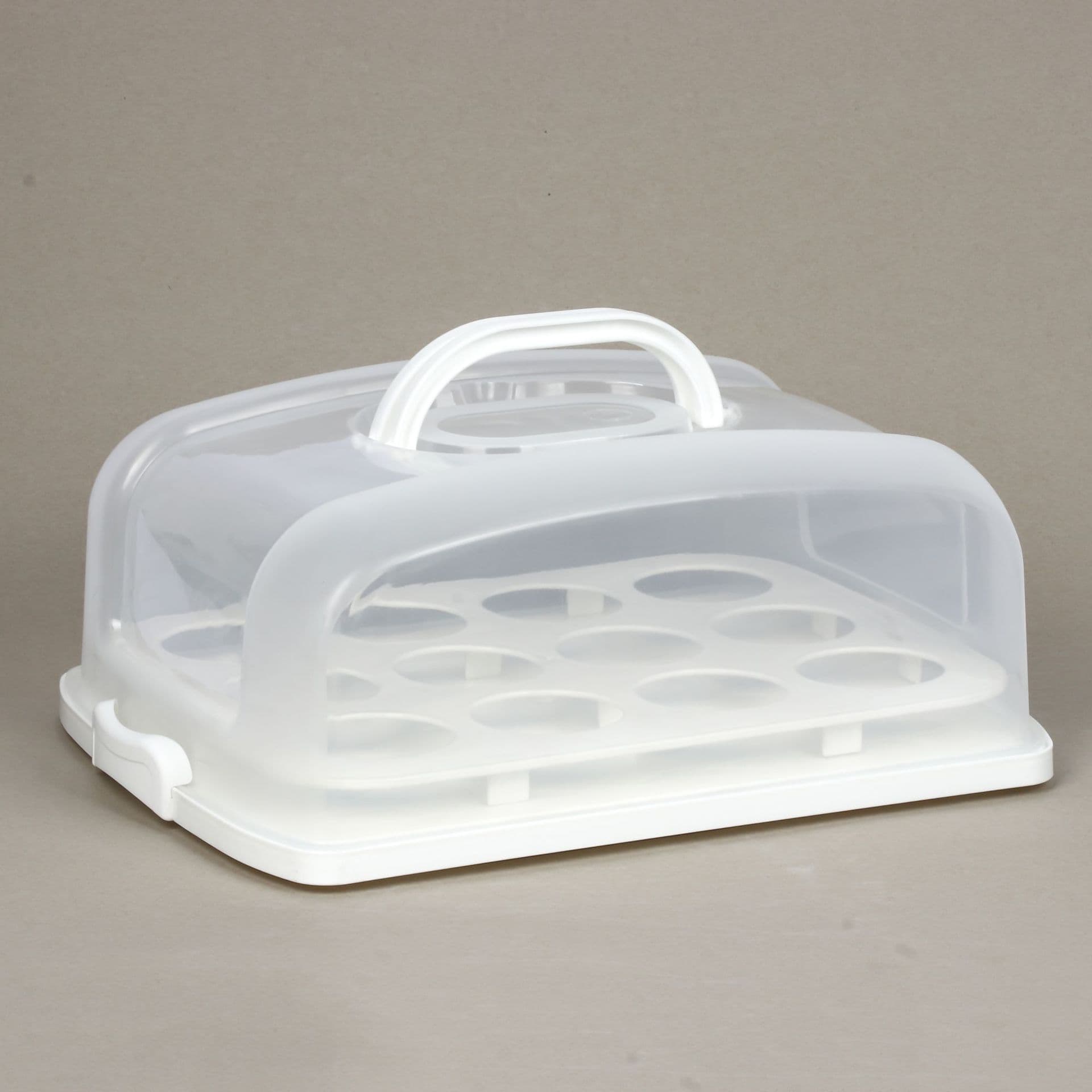 Rectangular Plastic Cake Box PP Portable Baking Box Surface Muffin Bag Pastry Box Reusable