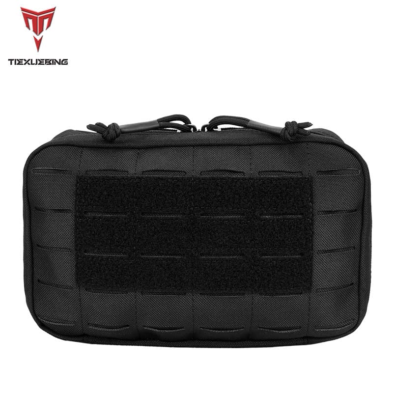 Outdoor wear-resistant waterproof tactical vest accessory bag laser-cut Molle utility bag medical bag storage bag