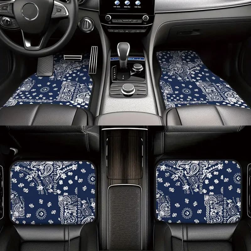 TEMU Retro Nordic Style Car Mat Carpet Four-Piece Dirty Mat Amazon TEMU Mat Wholesale