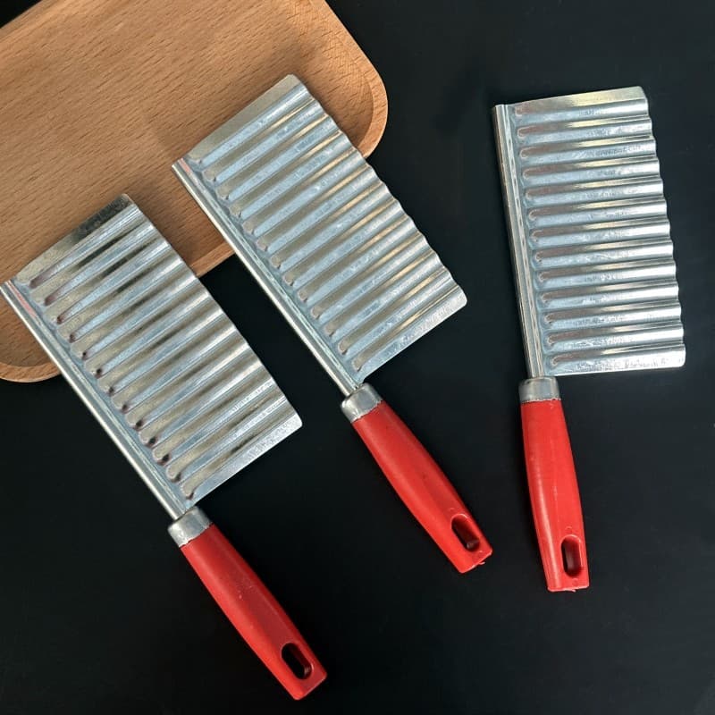 Crinkle-Cut Potato Knife, Household Wave Cutter for Fancy Fries, $1 Store Supplier