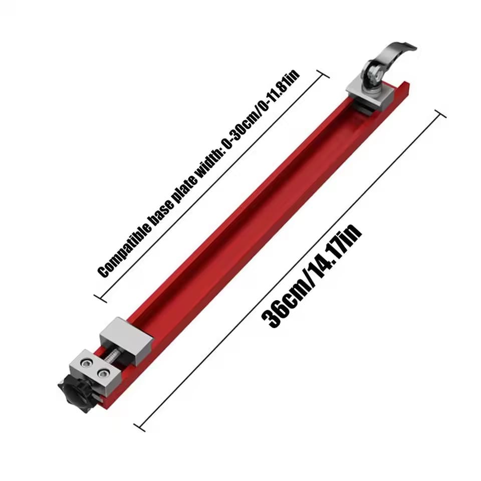 Cutting Machine Fence Base Plate Adjustable Drilling Base Plate Portable Decoration Woodworking Modified Cutting Board Base Accessories