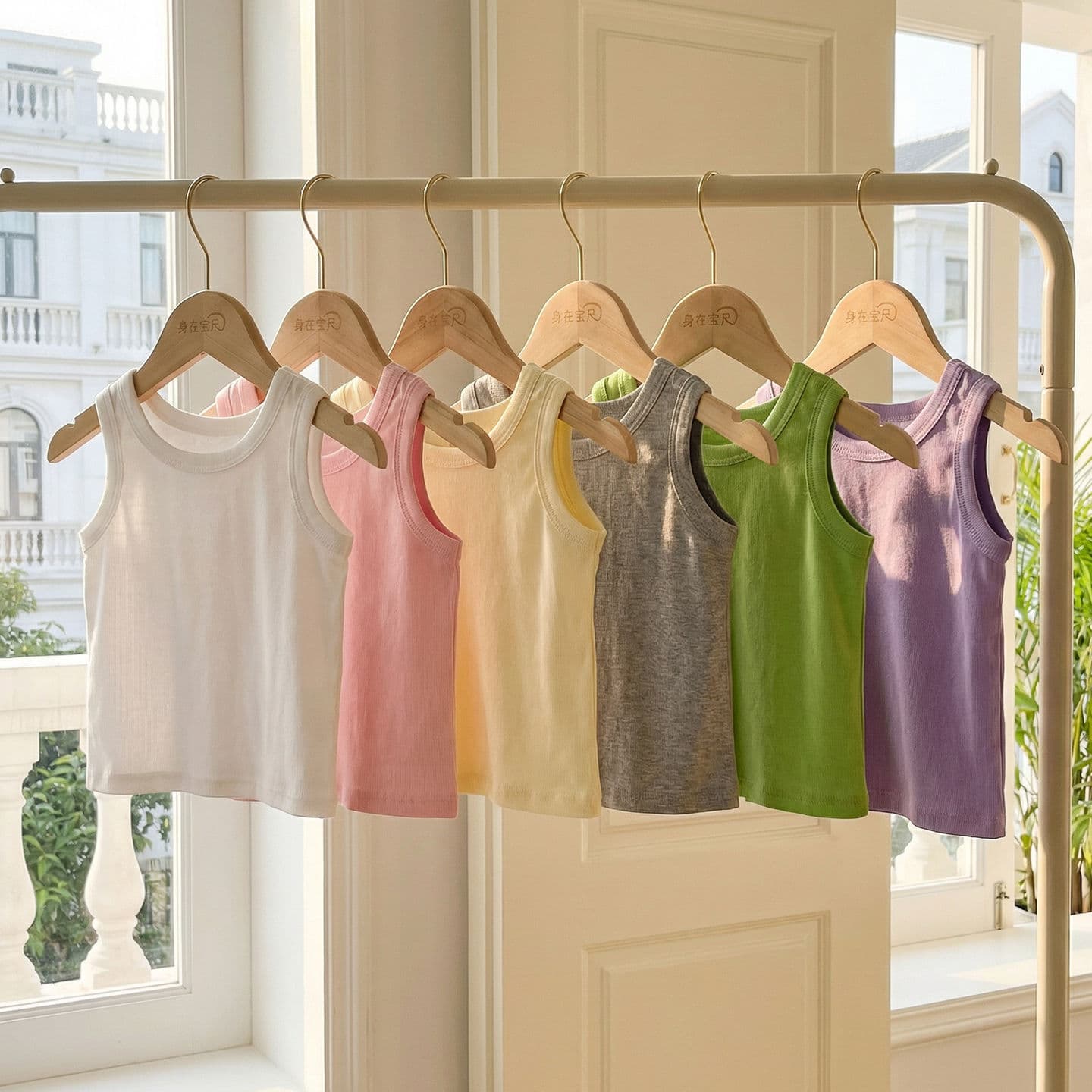 Children's Cotton Vest Summer Class A Boys and Girls Sleeveless Inner Layer Baby Thin Breathable Undershirt Wholesale