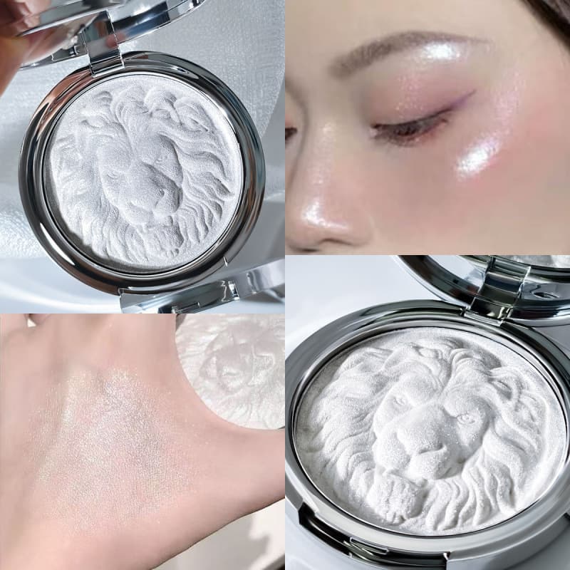 MGL Lion Highlight Powder Palette Explodes to Brighten Face and Contour All-in-one Pearlescent Fine Glitter Highlight Cream Mashed Potatoes