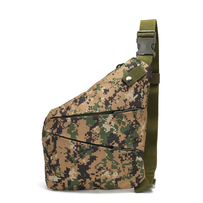 Cross-border Amazon Tactical Close-fitting Single Shoulder Bag Men's Crossbody Chest Pack Multi-functional Storage Bag Outdoor Sports Backpack