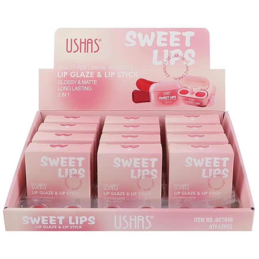 (Display Box) USHAS Cross-border Amazon Hot Selling Blush Waterproof Long-lasting UC104B Earphone Blush with Packaging