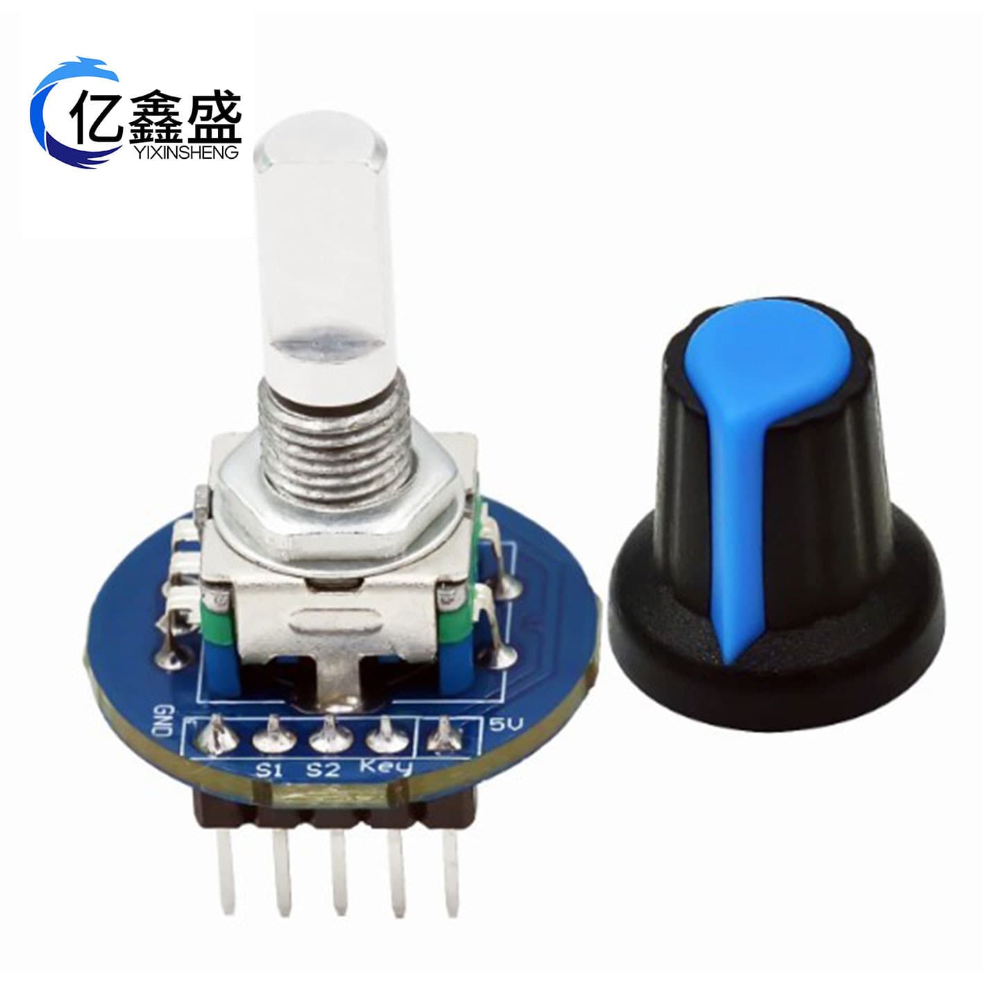 EC11 Encoder Module Rotary Potentiometer Module with Knob Cap