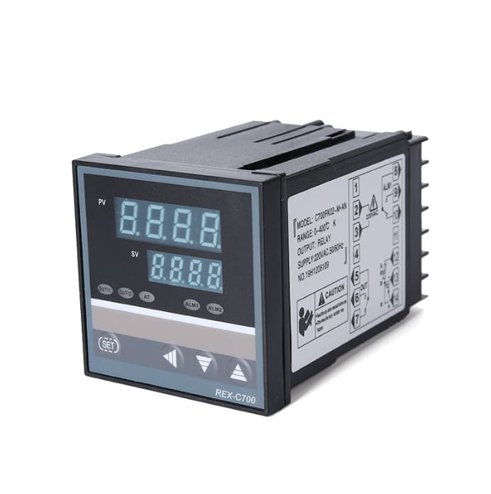 Temperature Controller REX-C10B High-Precision Digital Display Temperature Control Meter Anti-Interference Adjustable Temperature Controller