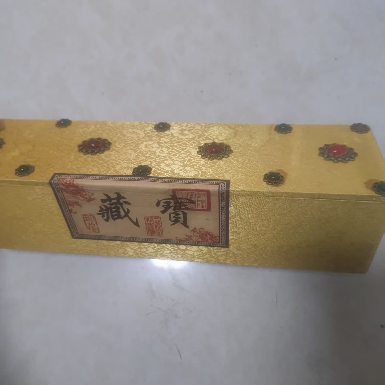 Factory Direct Antique Calligraphy and Painting Blind Boxes, 2-Meter Small Scrolls, Gem Yellow Boxes, Bulk Wholesale with Drop Shipping