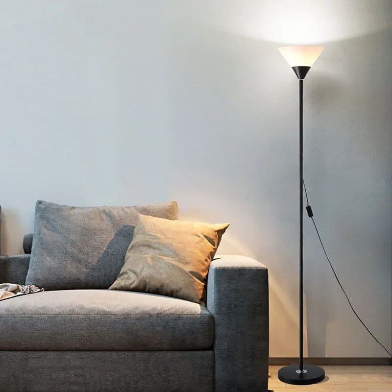 Floor Standing LED Eye-care Lamp for Living Room/Bedroom/Study, Nordic Remote-controlled Adjustable Standing Lamp