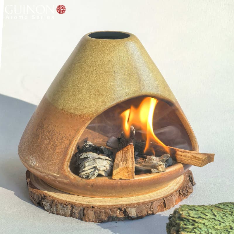 Palo Santo Holder Sage Smudge Stick Burner Tray Ceramic Incense Burner Cross-border Hot Sale