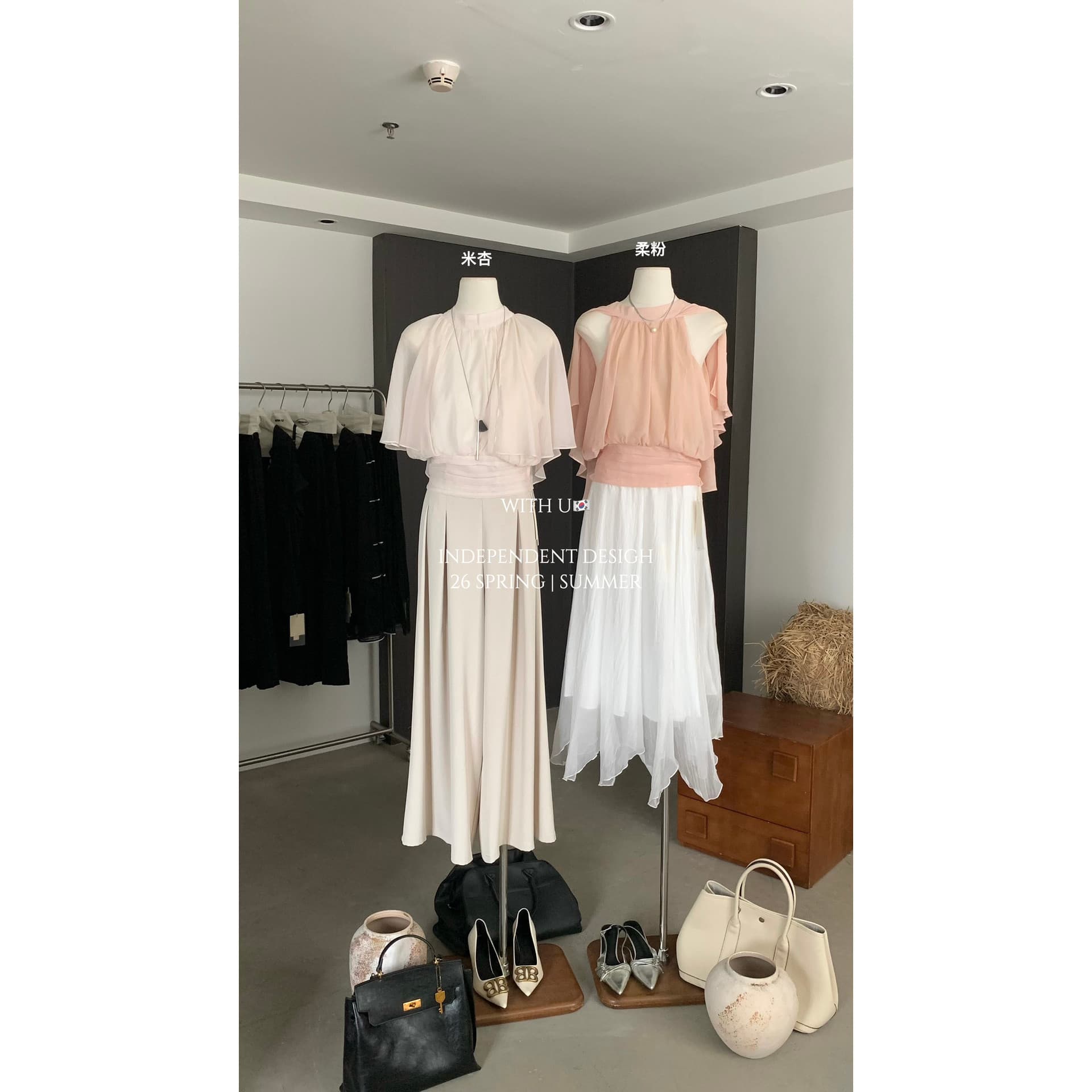 With U Off-Shoulder Cape Top Summer Thin Style Gentle and Elegant Slimming Cover-Up Blouse 5926x