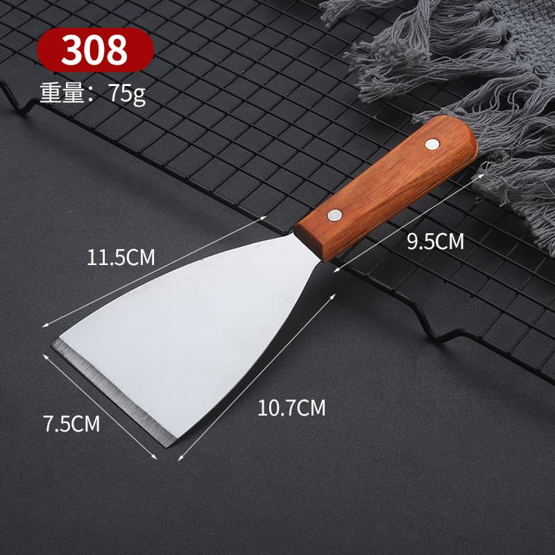 Amazon Tiramisu Spatula Chocolate Steak Frying Bun Pizza Slant Flat-Head Spatula Wholesale
