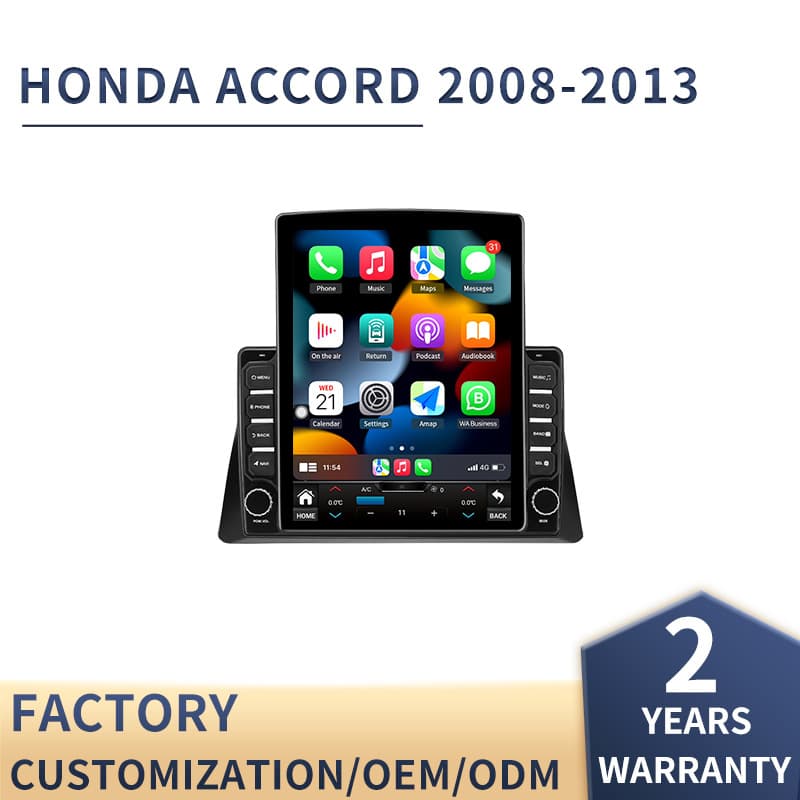 Car Navigation for Accord 8th Gen Android CarPlay Smart Player All-in-One
