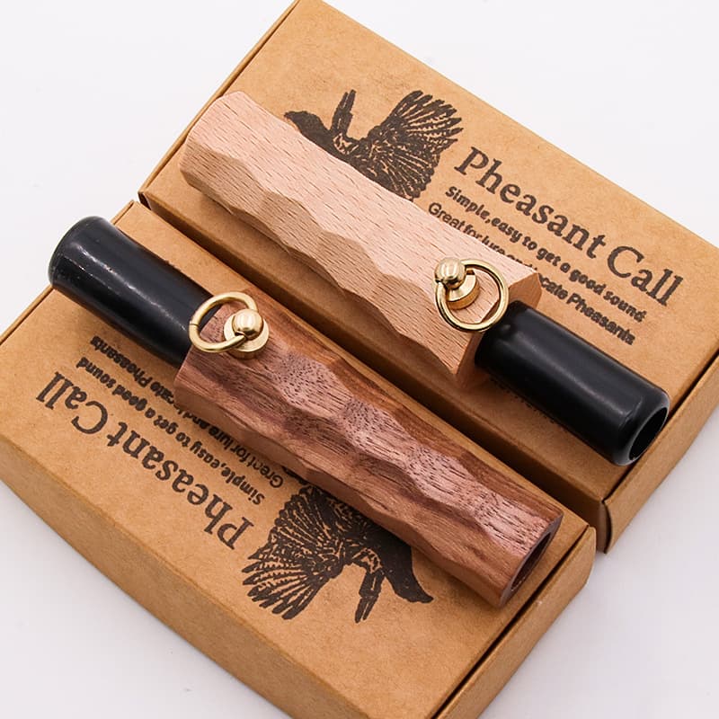 Wooden Chicken Call Whistle Rooster Sound Bird Whistle Hunting Toy Outdoor Chicken Call Performance Whistle