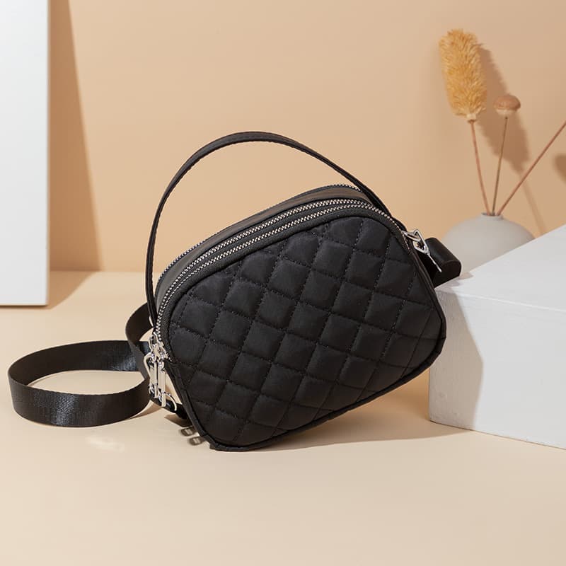 Urban Simple Style Nylon Crossbody Bag Women Casual Versatile Fashion Trend Single Shoulder Bag Small Square Daily Match