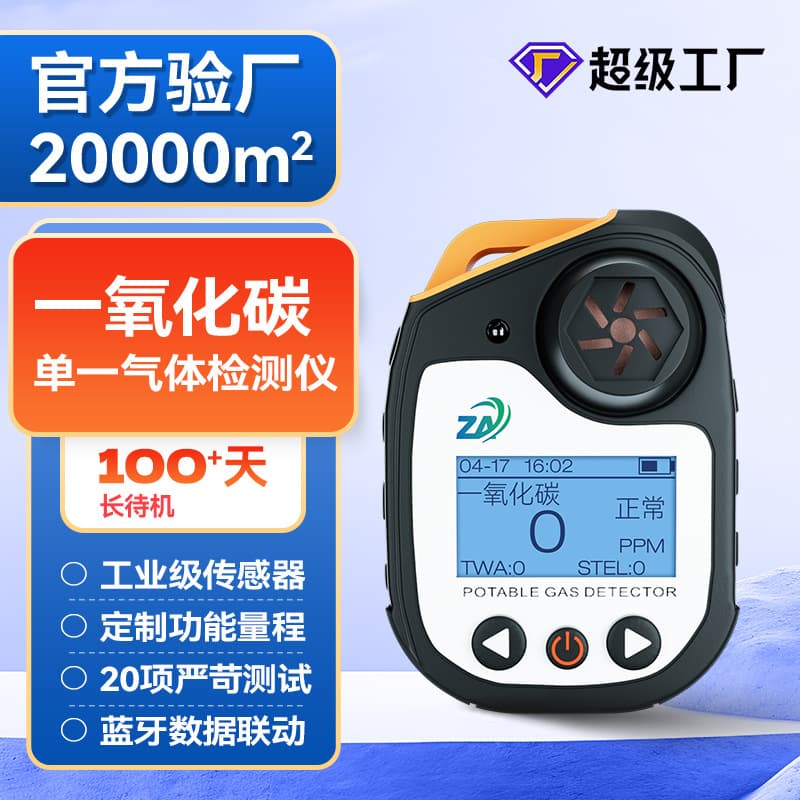 Portable Gas Detector from Source Factory, Low Power Consumption, Ultra-Long Standby, Toxic and Harmful Carbon Monoxide Alarm