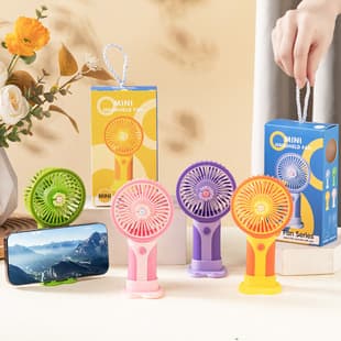 Affordable Practical Gift for Clients, Handheld Graduation Mini Fan, Summer Souvenir, Grand Opening Event Giveaway